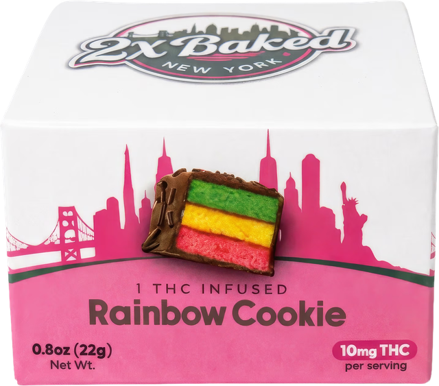 Rainbow Cookie 2X Baked