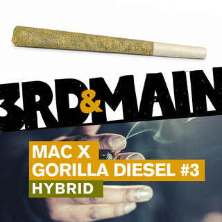 Mac X Gorilla Diesel #3 Preroll 3Rd & Main