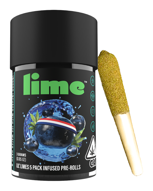 Blueberry Headband (H) - 3g 5ct Lime Blueberry Headband (H) - 3g 5ct Lime