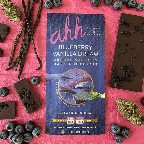 Blueberry Vanilla Dream 4:1 THC:CBN 100mg ahh