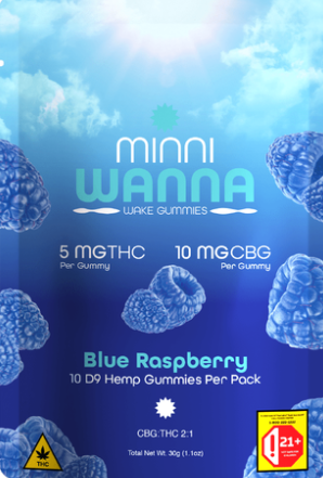 Minni Wanna Blue Raspberry Gummy EACH
