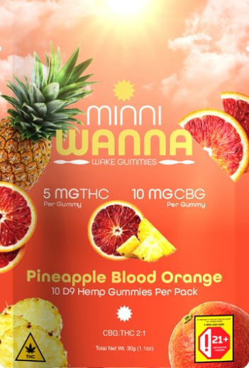 Minni Wanna Pineapple Blood Orange Gummy EACH