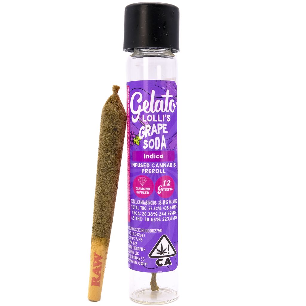 Grape Soda Lolli's Diamond Infused Pre-Roll