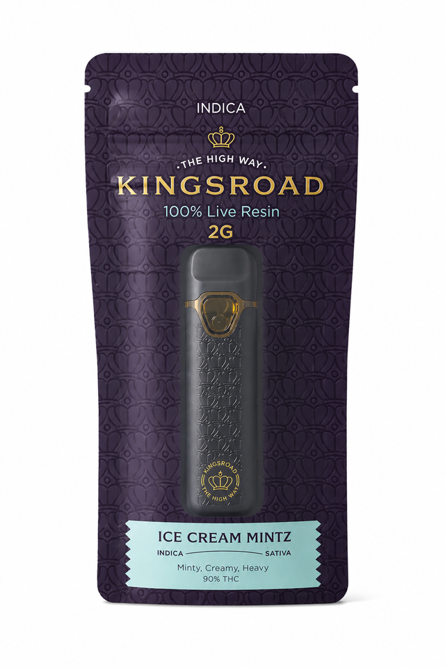 Ice Cream Mintz 2g Live Resin AIO Vape Kings Road