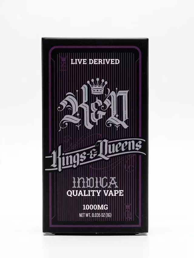 Bubba Kush | Distillate Vape | Disposable | 1g Kings & Queens 