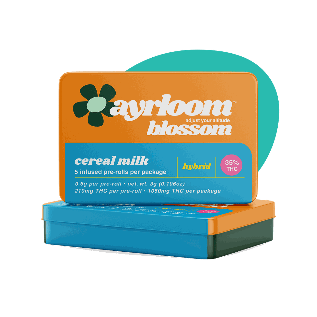 Ayrloom| Cereal Milk| Infused Pre-Roll| 0.6g each | 5pk