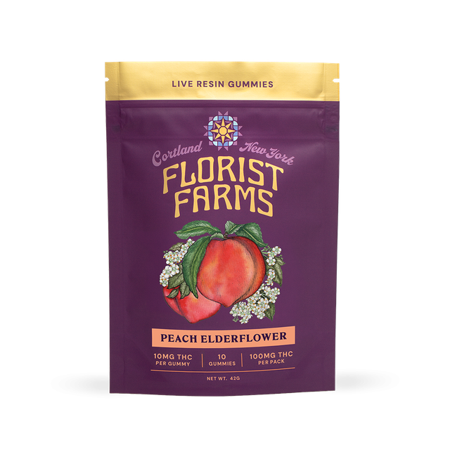 Peach Elderflower Live Resin  Florist Farms