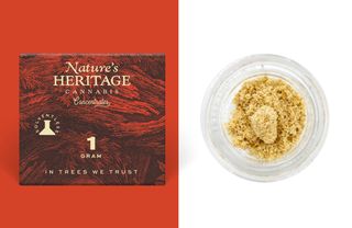 Banana Punch Bubble Hash Nature's Heritage
