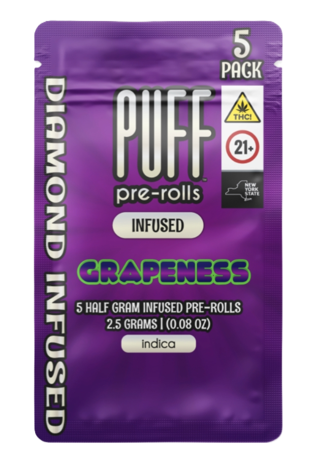 Grapeness 5pk Puff