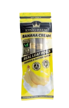 King Palm Banana Cream Mini Roll