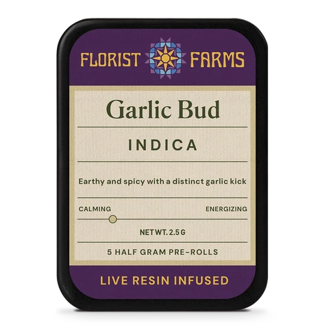 - Live Resin Infused Garlic Bud Prerolls Florist Farms