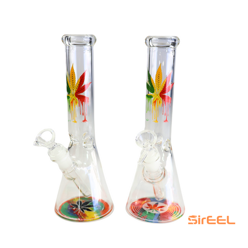 9.75" 420 Drip and Rip Technicolor Beaker SirEEL