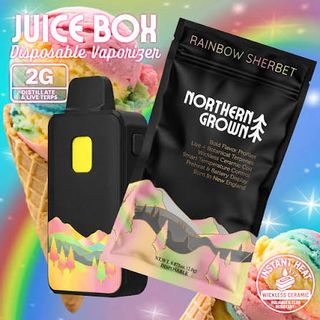 Juice Box: Rainbow Sherbet Distillate  Northern Grown