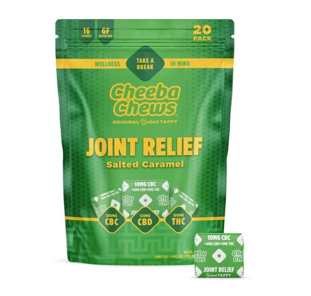 Joint Relief Salted Caramel | 100mg | 20ct | Cheeba Chews