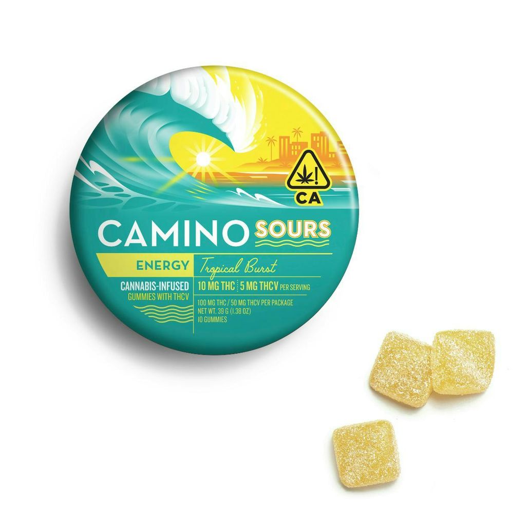 Camino Sours | Energy: Tropical Burst 10mg THC : 5mg THCv
