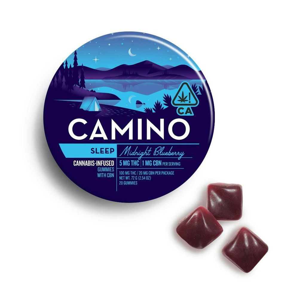 Camino | Sleep | Midnight Blueberry 5mg THC : 1mg CBN