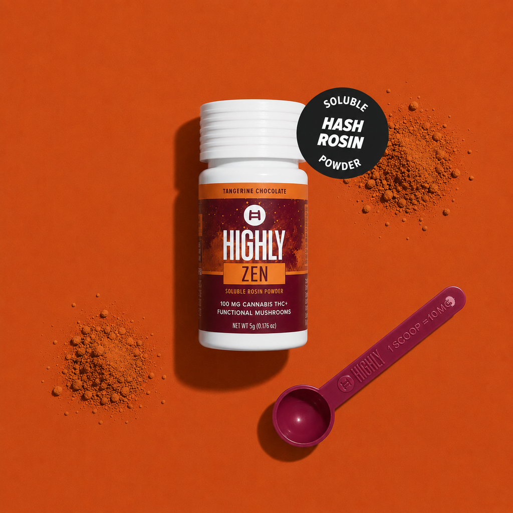 Highly Zen | Tangerine Chocolate | Functional Mushrooms Soluble Rosin