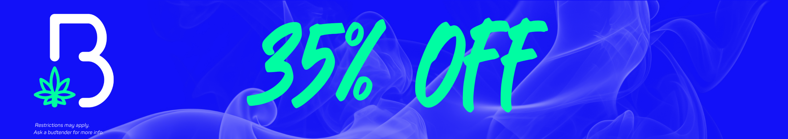 Cannabis Promo, Cannabis Sales, Cannabis Discounts, Cannabis on Sale, Exclusive Deals 35% Off