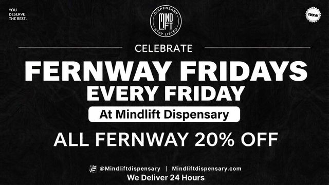 Cannabis Promo, Cannabis Sales, Cannabis Discounts, Cannabis on Sale, Fernway Fridays