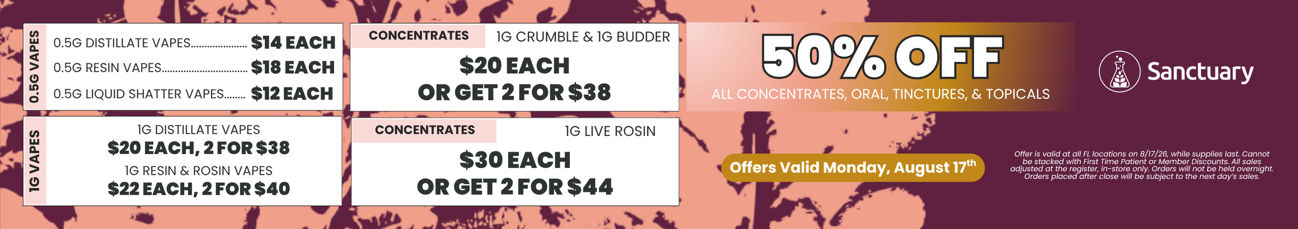 Cannabis Promo, Cannabis Sales, Cannabis Discounts, Cannabis on Sale, Daily 2