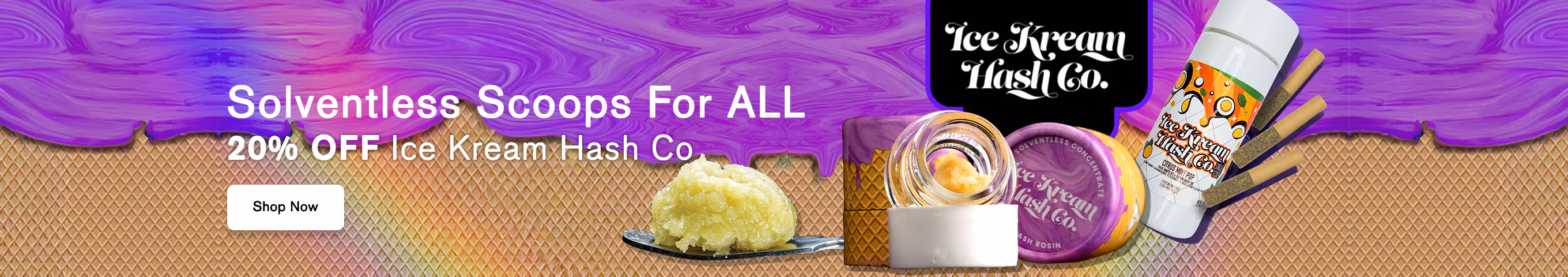 Cannabis Promo, Cannabis Sales, Cannabis Discounts, Cannabis on Sale, 20% OFF Ice Kream Hash Co.