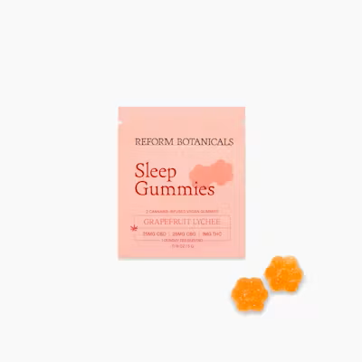 Sleep Full Spectrum Cbd + Cbg Gummies Reform Botanicals