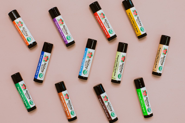 Orange Lavender Lip Balm The Healing Rose Company
