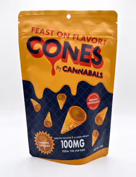 Cannabals | Caramel Espresso 10mg THC Cone