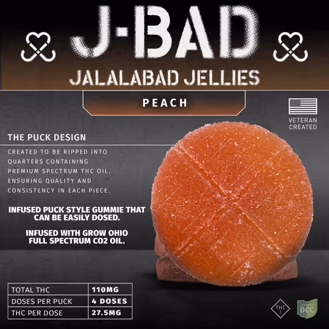 JBAD Peach  Grow Ohio