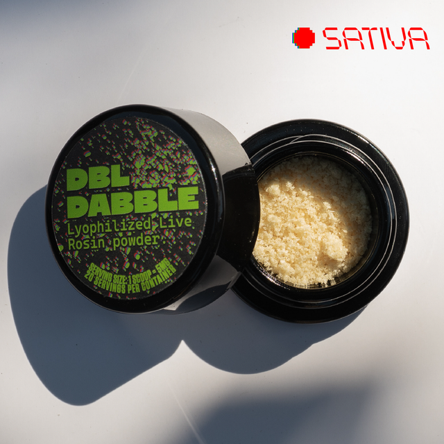 DBL Dabble Live Rosin Powder - Lemonade Haze The Flower Collective