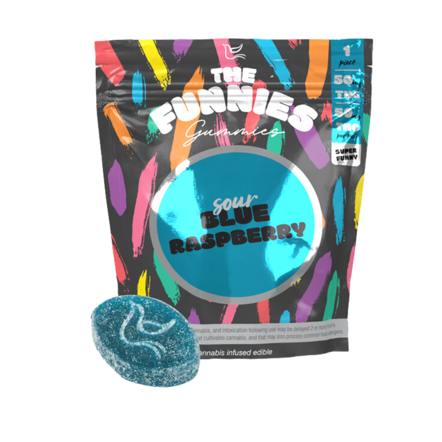 THE FUNNIES - SOUR BLUE RASPBERRY - (h) Nature's Grace