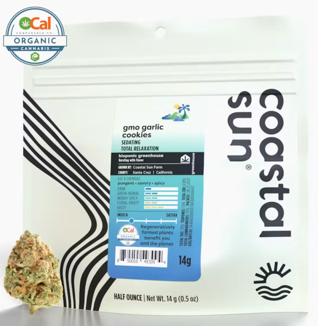 GMO Garlic Cookies Coastal Sun