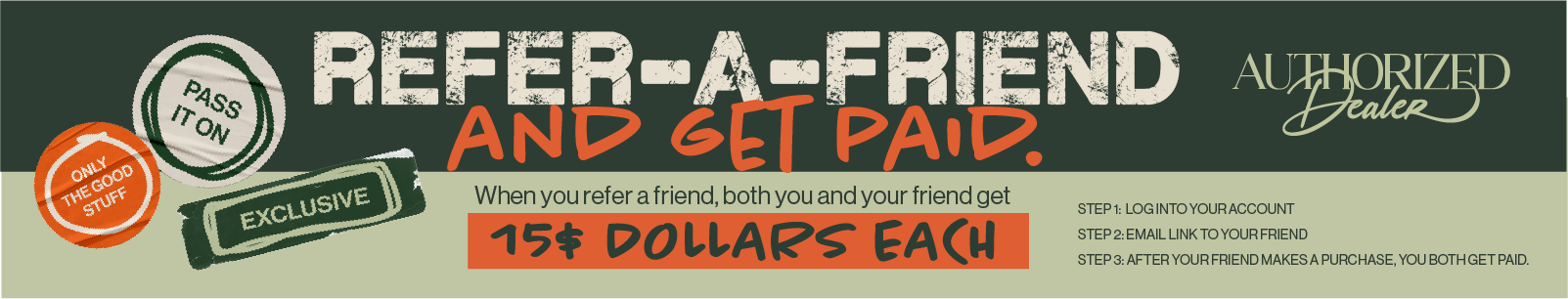 Cannabis Promo, Cannabis Sales, Cannabis Discounts, Cannabis on Sale, Refer A Friend