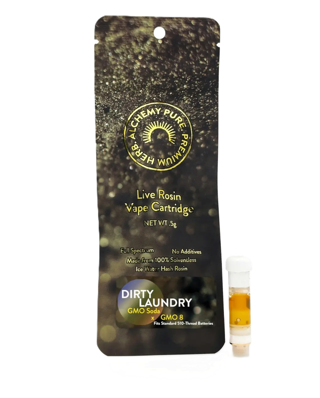 Dirty Laundry Live Rosin Cart Alchemy Pure