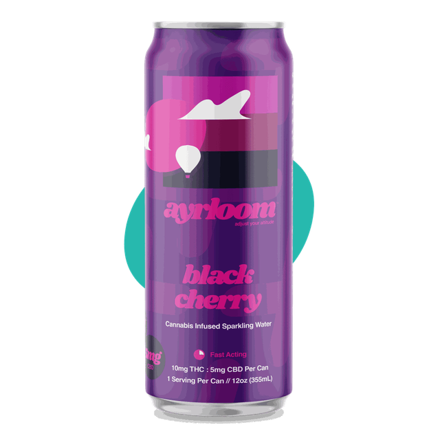 Black Cherry 2:1 THC:CBD | Carbonated | 10mg | ayrloom
