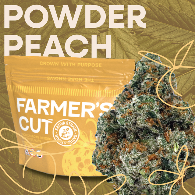 Powder Peach 3.5g Farmer's Cut 