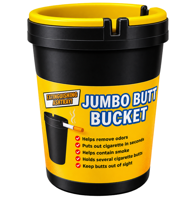 Jumbo Butt Bucket Ashtray |