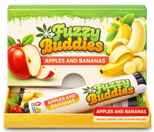 Wax, Kief, Apples & Bananas Infused Fuzzy Buddies