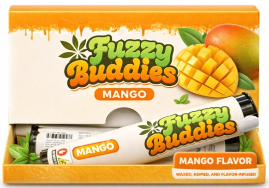 Wax, Kief & Mango Infused (Hybrid) Fuzzy Buddies