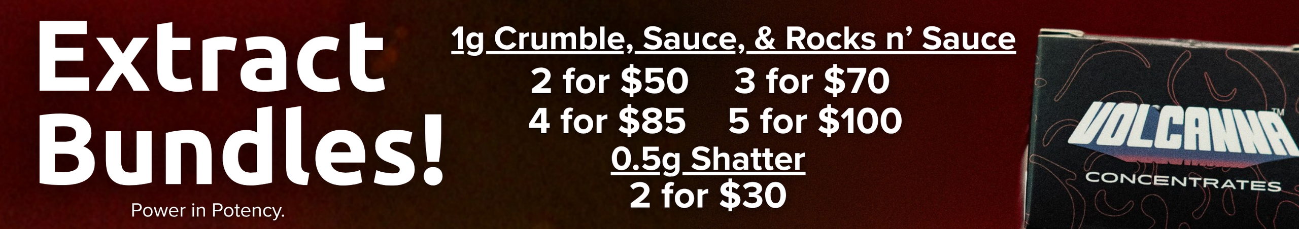 Cannabis Promo, Cannabis Sales, Cannabis Discounts, Cannabis on Sale, Extract Bundles