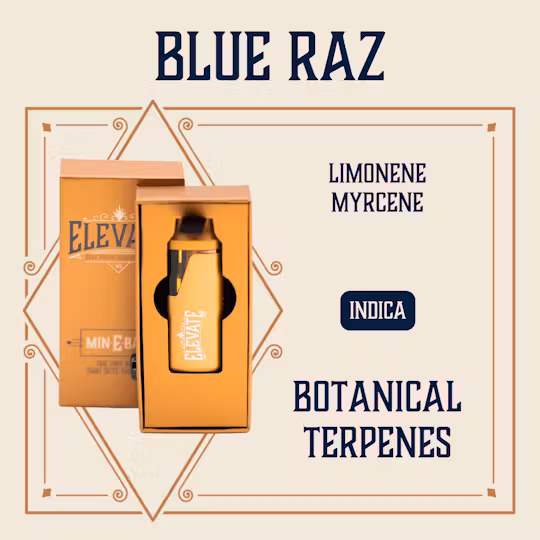 Blue Raz Min-E-Bar Elevate Blue Raz Min-E-Bar Elevate