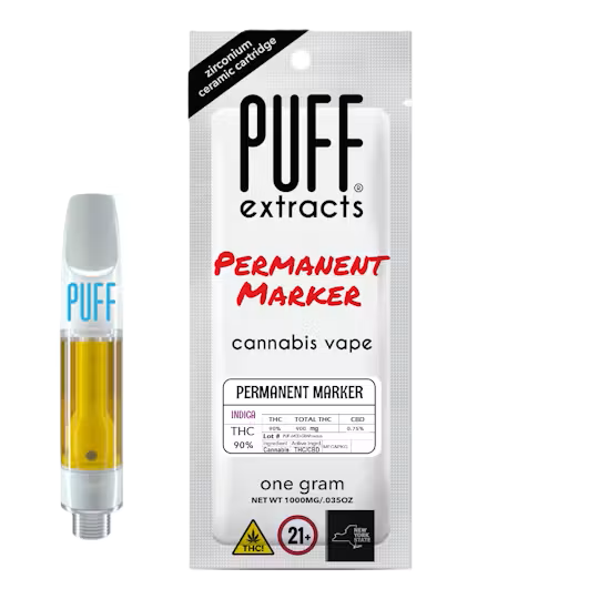 - Permanent Marker Cartridge Puff