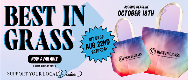 Cannabis Promo, Cannabis Sales, Cannabis Discounts, Cannabis on Sale, Best In Grass Judging Kits ** While Supplies Last **