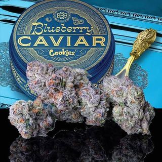 Blueberry Caviar Cookies