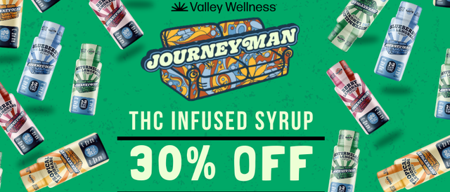 Cannabis Promo, Cannabis Sales, Cannabis Discounts, Cannabis on Sale, 30% Off Journeyman!