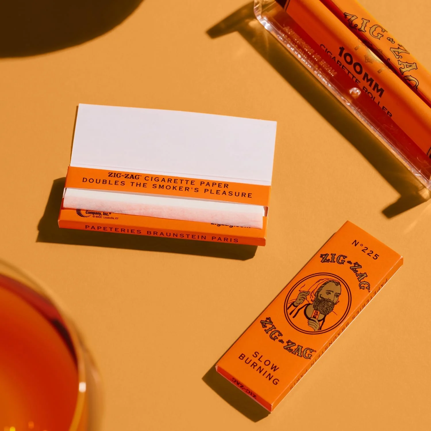 French Orange Zig Zag