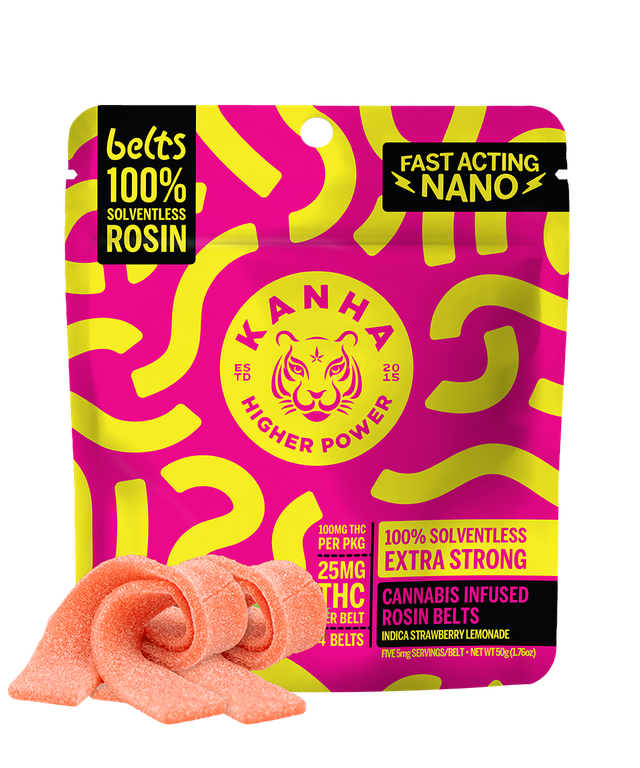 Strawberry Lemonade 100mg Rosin Belts Kanha