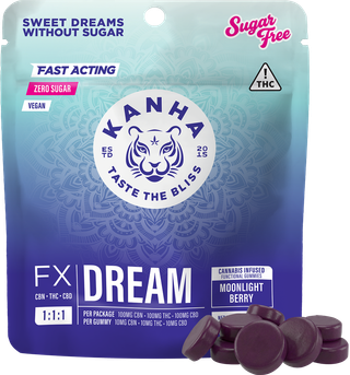 FX Moonlight Berry (1:1:1 CBN:THC:CBD) 100mg Kanha