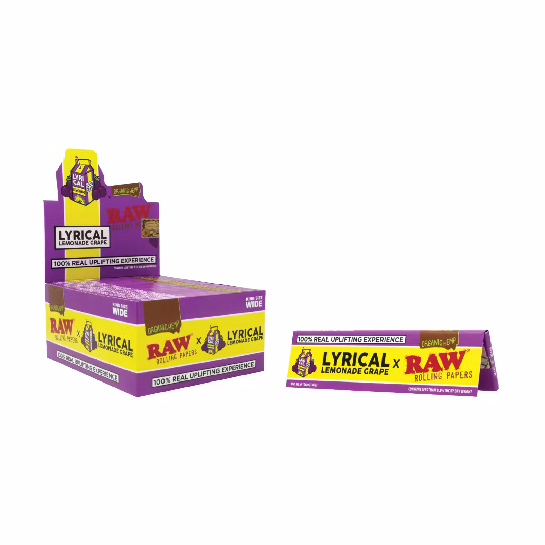 Raw - Lyrical Lemonade Grape Organic KS Wide Paper  Raw