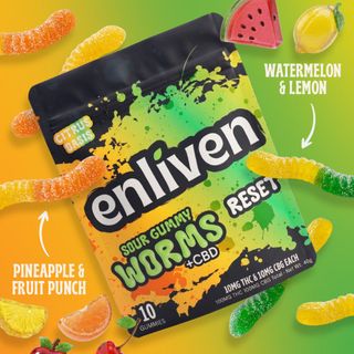 Sour Gummy Worms Reset Enliven